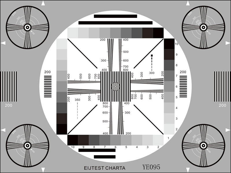 解析度綜合測(cè)試卡反射式